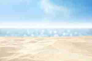Summertime picture of beach and ocean.