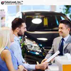 Couple In Car Dealership with Car Sales Professional