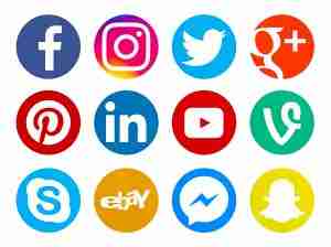 12 of the top social media icons
