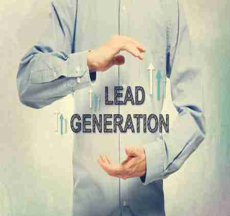 How to Secure Better Subprime Leads 3 Man with lead generation graphic between hands.