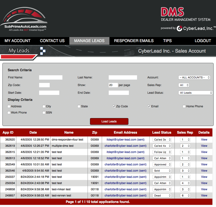 Dealer Management System 2